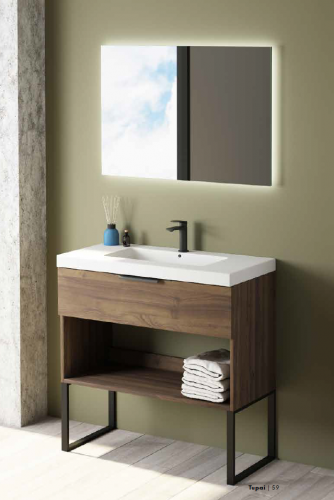 MUEBLE DE BAÑO 1 CAJON 1 ESTANTE TUPAI. KOIBATH