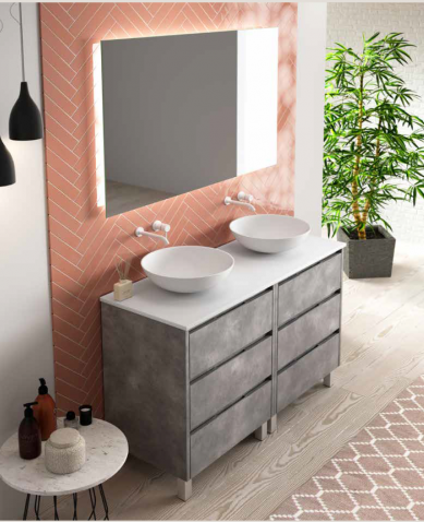 Mueble de baño 3 cajones.Corfu, Koibath