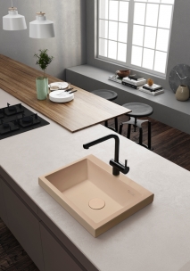 FREGADERO SOBRE ENCIMERA MODELO MILDA  SYAN