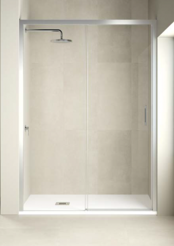 Mampara frontal 1 fijo+ 1 corredera. Florida. Doccia