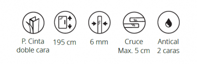 MAMPARA FRONTAL 1 FIJO Y 1 CORREDERA FLORIDA. DOCCIA EN STOCK