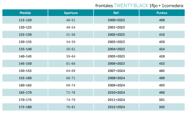 MAMPARA EN NEGRO MATE FIJO Y CORREDERA TWENTY BLACK GME
