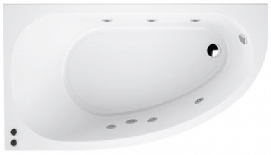 Bañera Tripoli angular, Confort Sanycces. Izquierda