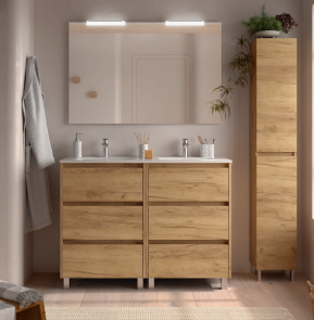 Mueble de baño 3 cajones Noja. Salgar