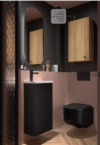 Mueble de baño fondo reducido. Marville.