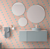 MUEBLE DE BAÑO SUSPENDIDO 1 CAJON 1 MODULO BIBA .SALGAR