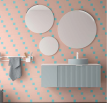 MUEBLE DE BA&Ntilde;O SUSPENDIDO BIBA 1 CAJON 1 MODULO -.SALGAR