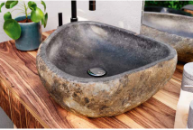 LAVABO SOBRE ENCIMERA DE PIEDRA AKUTAN M -  ART&BATH