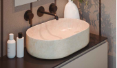 LAVABO SOBRE ENCIMERA DE PIEDRA DAKOTA.ART&BATH