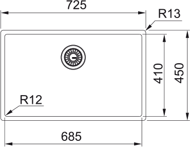 FREGADERO MYTHOS MASTERPIECE  BXM 210/110-68 FRANKE 