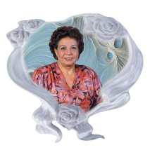 FOTO PORCELANA FORMA CORAZÓN MANTO NOVEDAD