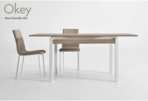 MESA COCINA EXTENSIBLE,ENCIMERA LAMINADO OKEY. CAUXI