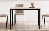 MESA COCINA FIJA ENCIMERA LAMINADO LEIRE. CAUXI