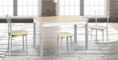 MESA DE COCINA FIJA LIDIA ENCIMERA LAMINADO CAUXI