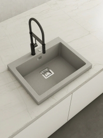 POALGI FREGADERO SINT&Eacute;TICO 1 CUBETA 655 MM KOBUS