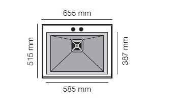 Fregadero Kobus 812/822 Poalgi