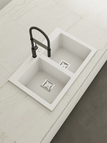 Fregadero sintético 2 cubetas 800mm. kobus. Poalgi

fregadero sobre encimera

fregadero Helka

fregadero 80 cm

fregadero antibacteriano

fregadero sintético