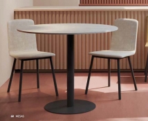 MESA DE COCINA RONDA FIJA ENCIMERA PORCELÁNICO. BAILEN