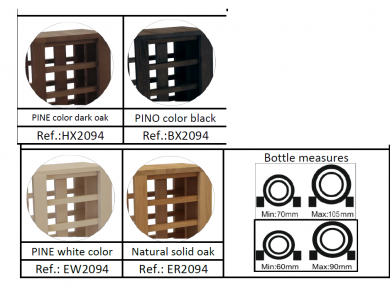 EXPOVINALIA BOTELLERO MODELO VILLAFRANCA  BOTELLAS NOVEDAD