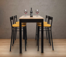 MESA DE COCINA FIJA ENCIMERA MADERA 195. JUAN REIG.