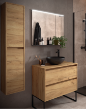 MUEBLE DE BAÑO MODELO NOJA 2 CAJONES CON LAVABO ENCASTRADO SALGAR