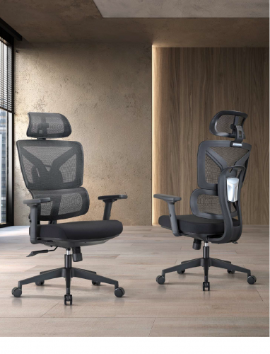 SILLA DE OFICINA COLOR NEGRO 75615 HISPANOHOGAR NOVEDAD