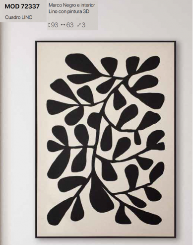 CUADRO  DE  SALON MODELO 72337  HISPANOHOGAR NUEVO