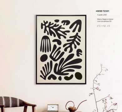 CUADRO  DE  SALON MODELO 72331  HISPANOHOGAR NUEVO