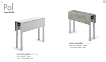 MESA COCINA PLEGABLE POL. CAUXI