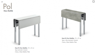 Mesa de cocina plegable Pol.Cauxi