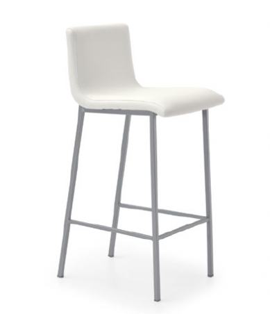 Taburete altura media tapizado Sonia, Cauxi