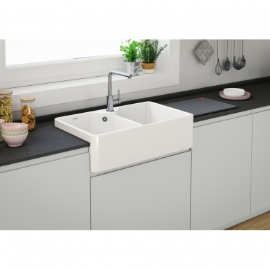 FRANKE FREGADERO CERAMICA BLANCO POLAR BELFAST BAK 720 130.0731.282