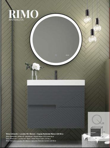 Mueble de baño 2 cajones Ritmo.Duplach