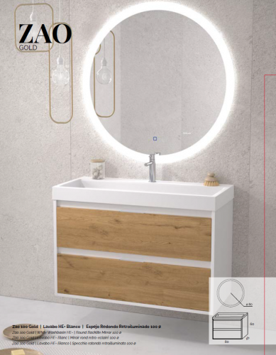 Mueble de baño suspendido zao. Duplach