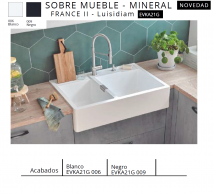 FREGADERO MODELO FRANCE I I - LUISIDIAM EVKA21G LUISINA NUEVO