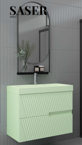 MUEBLE DE BAÑO 2 CAJONES SUSPENDIDO SASER. DUPLACH