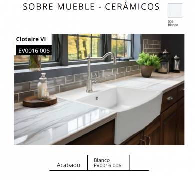 FREGADERO UNA CUBETA MODELO CLOTAIRE LUISINA NOVEDAD 