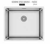 FREGADERO JAVA – SOBRE ENCIMERA DE LUISINA EVSP356 IL NOVEDAD