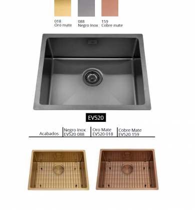 FREGADERO LEGATO – BAJO ENCIMERA DE LUISINA EV520 NOVEDAD