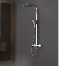 COLUMNA DE DUCHA INOX TERMOSTÁTICA VINCE. DUPLACH