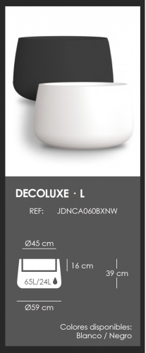 JARDINERA DECOLUXE L JDNCA060BXNW DECOPLANTA