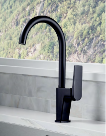 GRIFO DE COCINA MANILA NEGRO AQUAHOME EN STOCK 10459112203