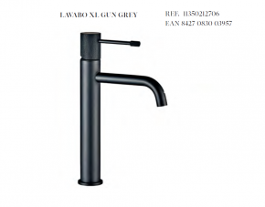 GRIFO DE LAVABO MODELO XL GUN GREY AQUAHOME EN STOCK 11350212706
