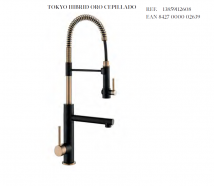 GRIFO DE COCINA  MODELO TOKYO ORO CEPILLADO AQUAHOME EN STOCK 
