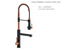 GRIFO DE COCINA  MODELO TOKYO HIBRID COOPER CEPILLADO AQUAHOME EN STOCK 13859112609