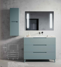MUEBLE DE BAÑO 3 CAJONES PARIS ,ROMA. MAESTRE