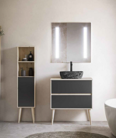 Mueble de baño 2 cajones Nordico.Maestre
