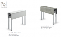 MESA DE COCINA ABATIBLE POL. CAUXI