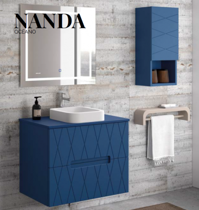 Mueble de baño 2 cajones Nanda . Duplach