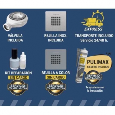 DUPLACH PLATO DE DUCHA SORTY 